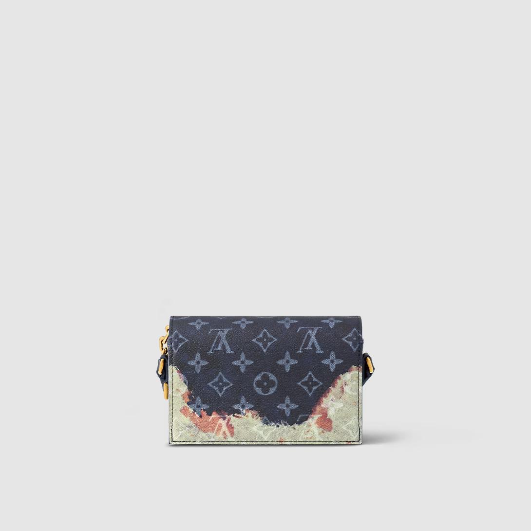 Túi Louis Vuitton Steamer Wearable Wallet Monogram Nam Xanh Dương